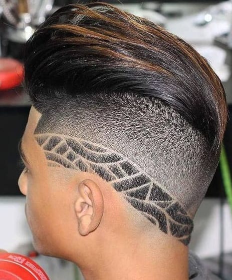 slick back undercut design hairstyle