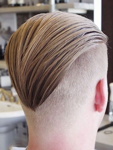 slick back undercut long hair