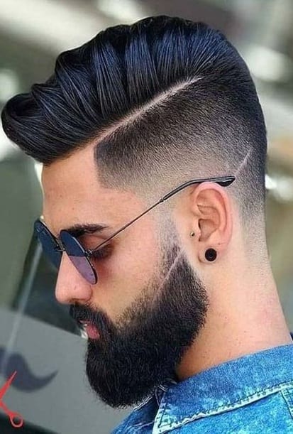 Pompadour undercut clearance