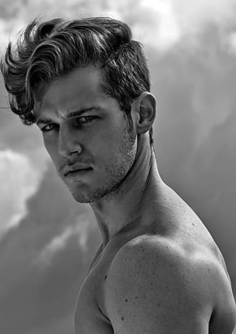 wavy pompadour hairstyles