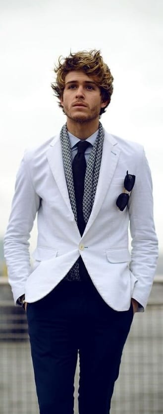 white blazer for men