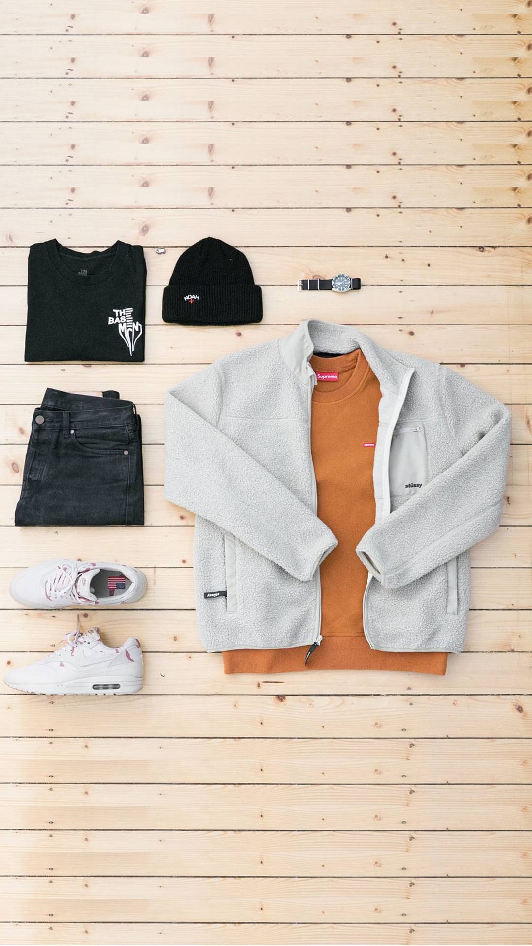 fashionable outfit grid for men