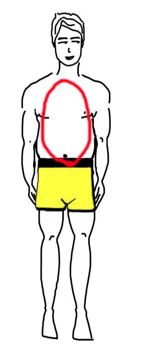 men's-oval body-type