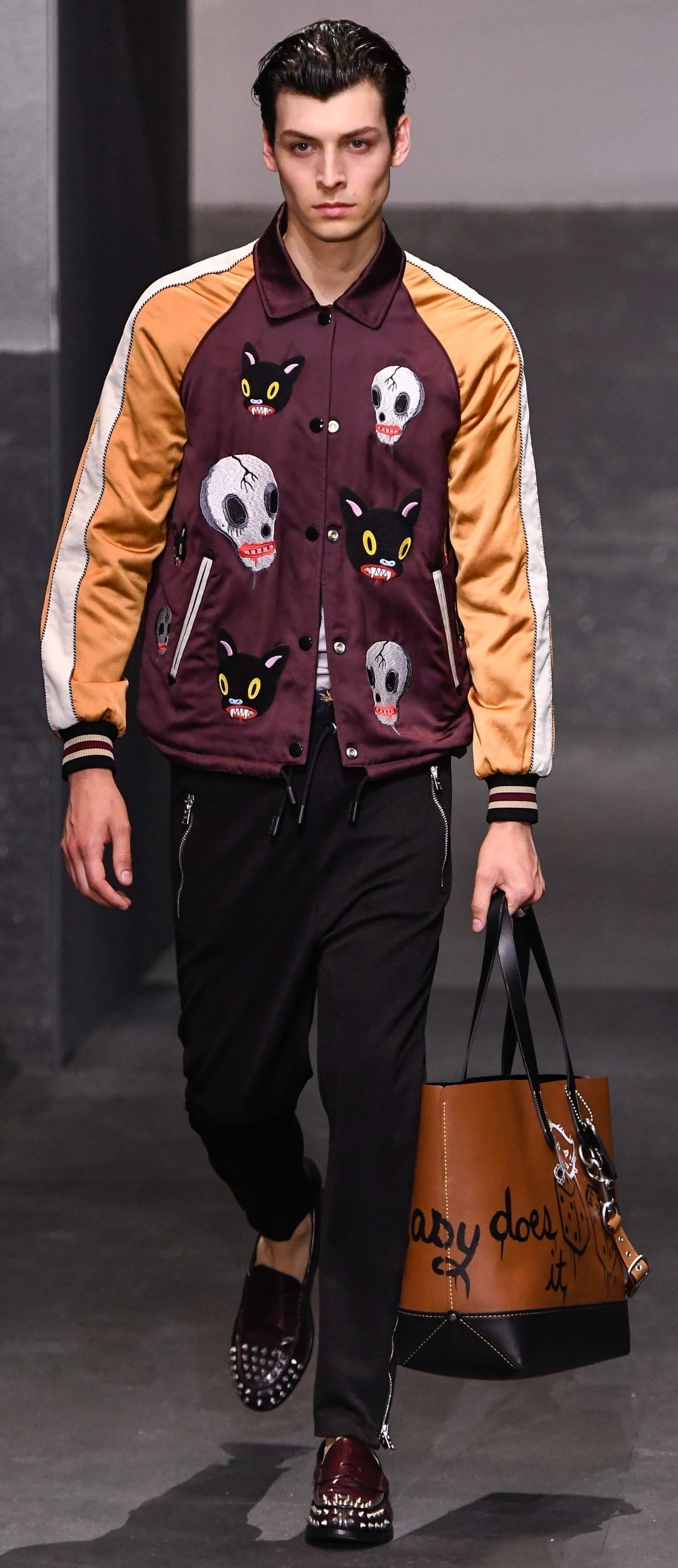 Bomber Jacket Patch Outfit For Men