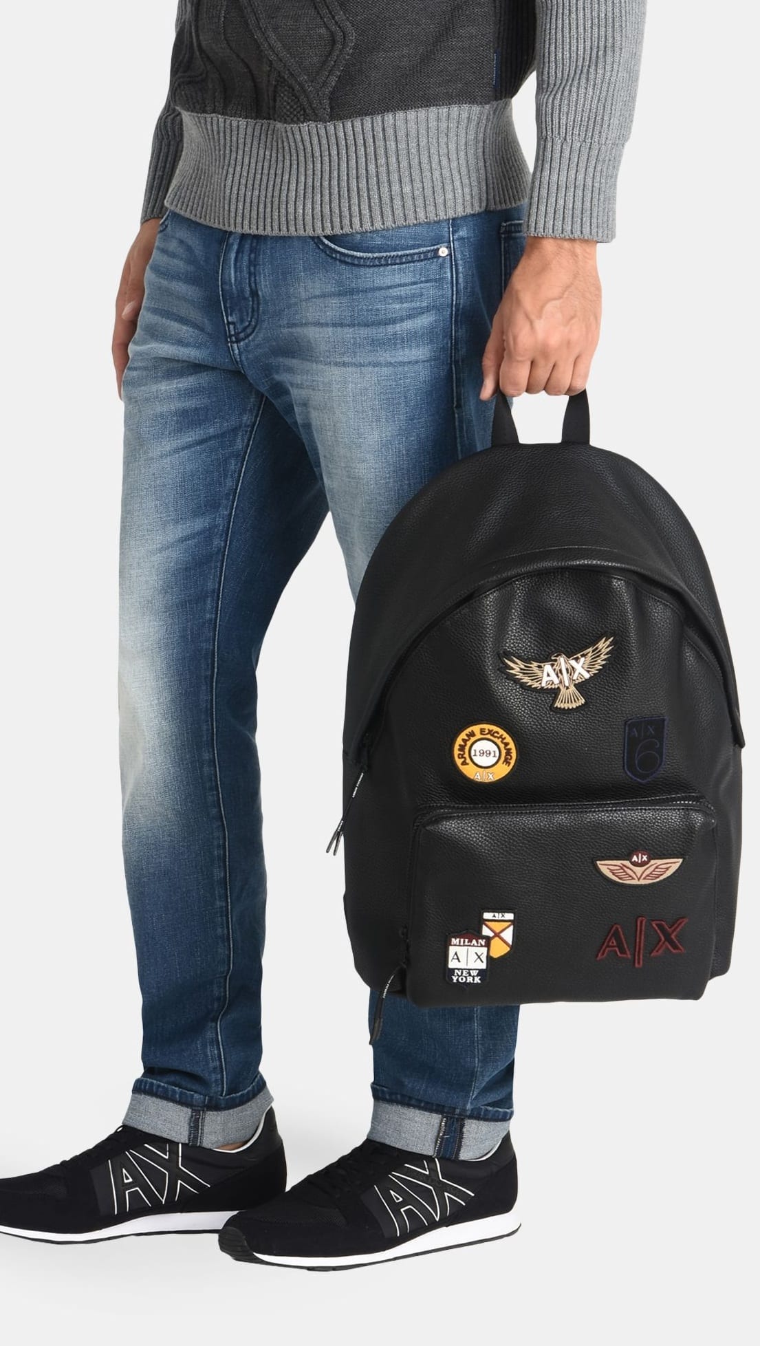 Patch Backpack For Men