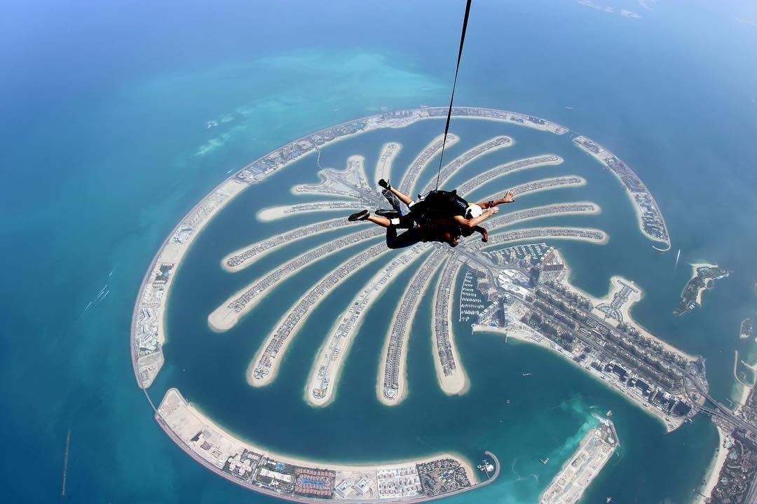 Skydive at Palm Jumeirah dubai price