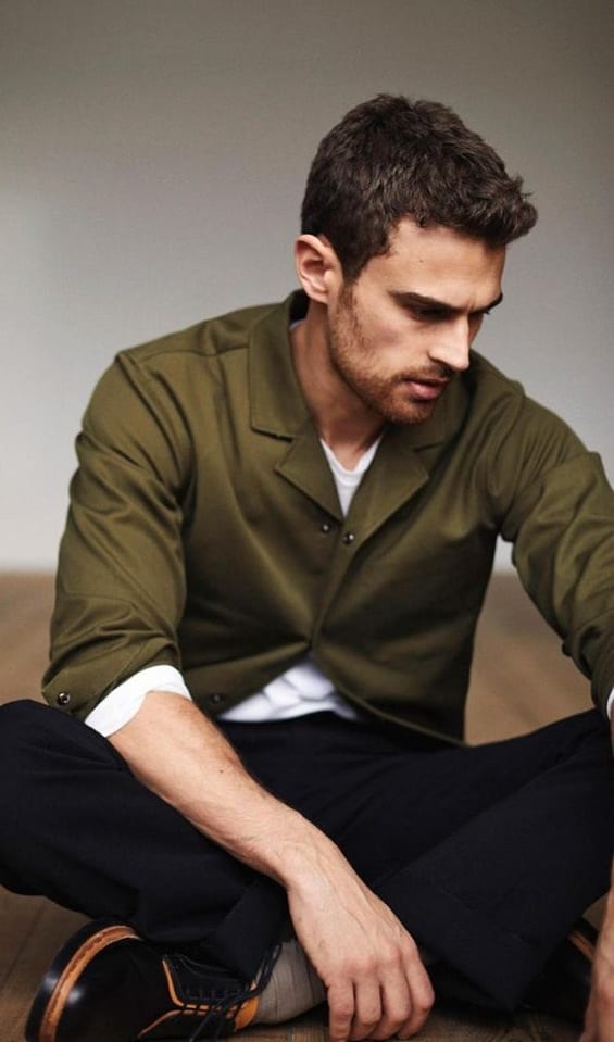 Theo James casual look