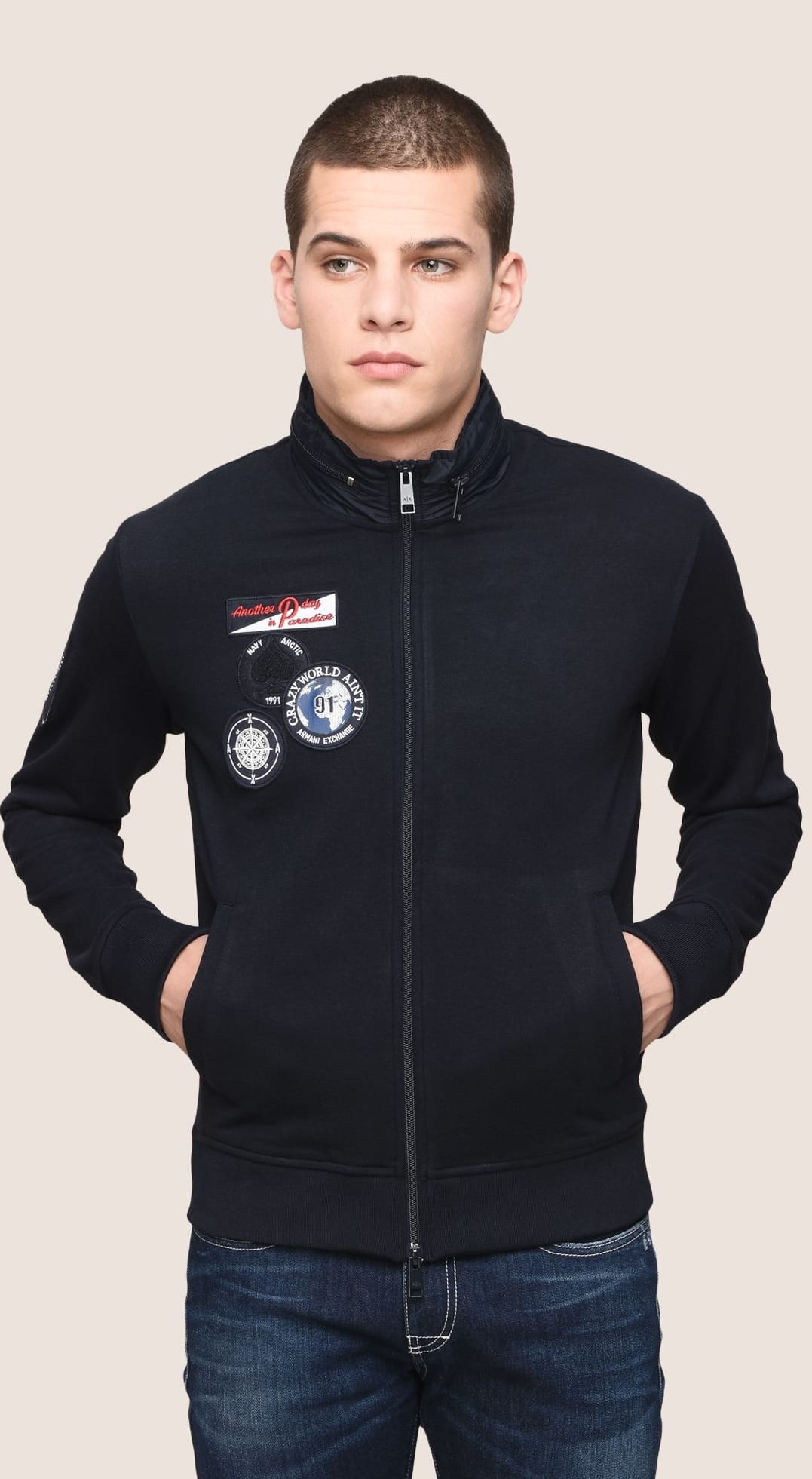 Track Jacket Patch Outfit For Men