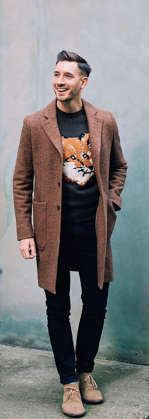 15 Cool Coat Outfit Ideas For Men