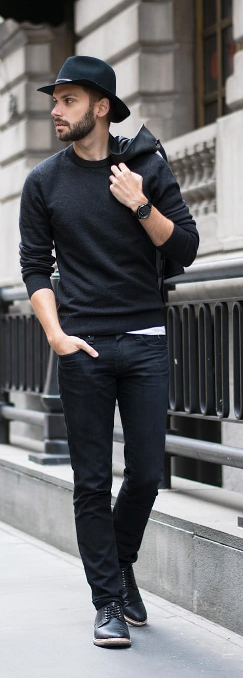 All Black Outfit Ideas For Men