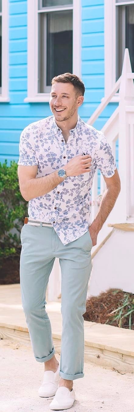 Amazing Printed Shirt Outfit Ideas For Men