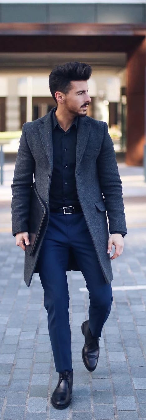 Business Casual Coat Outfit Ideas For Men