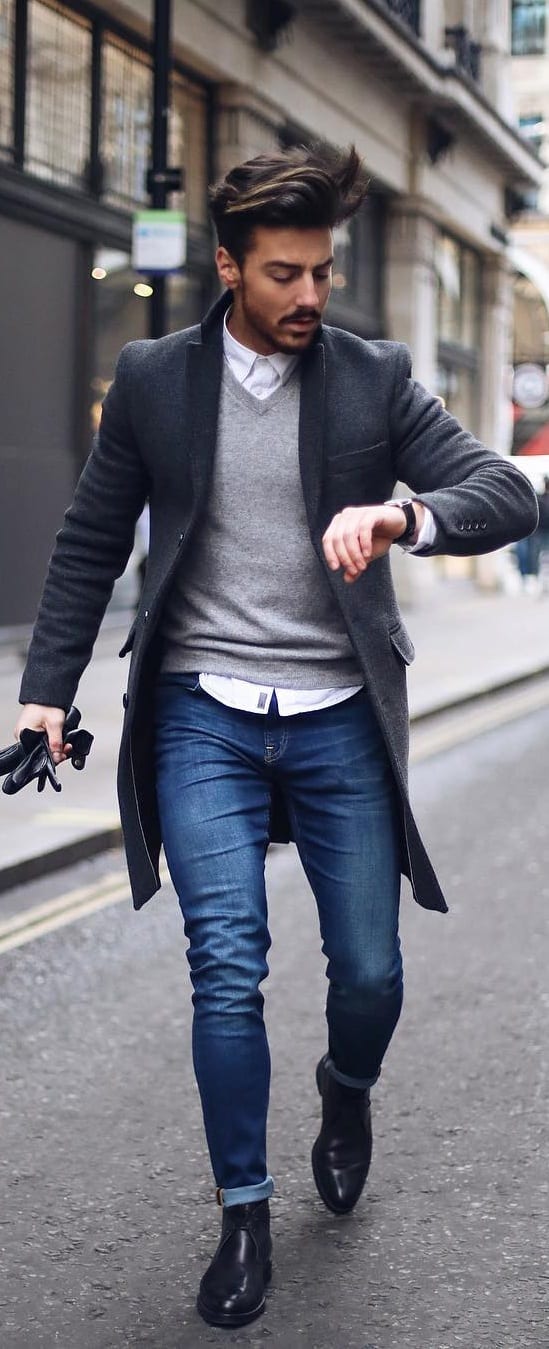 Casual Coat Outfit Ideas For Men