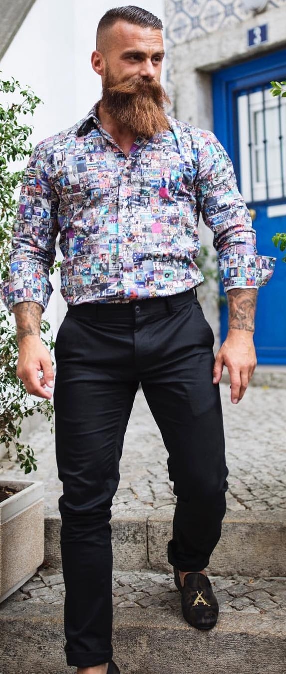 Classy Bearded Men Outfit Ideas