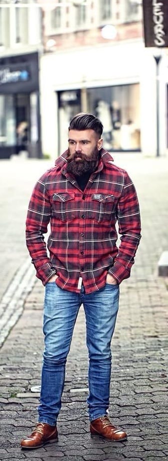 Dope Bearded Men Outfit Ideas