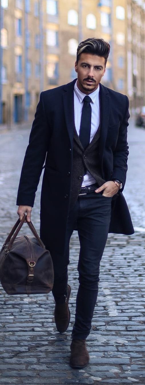 Formal Cardigan Outfit Ideas For Men