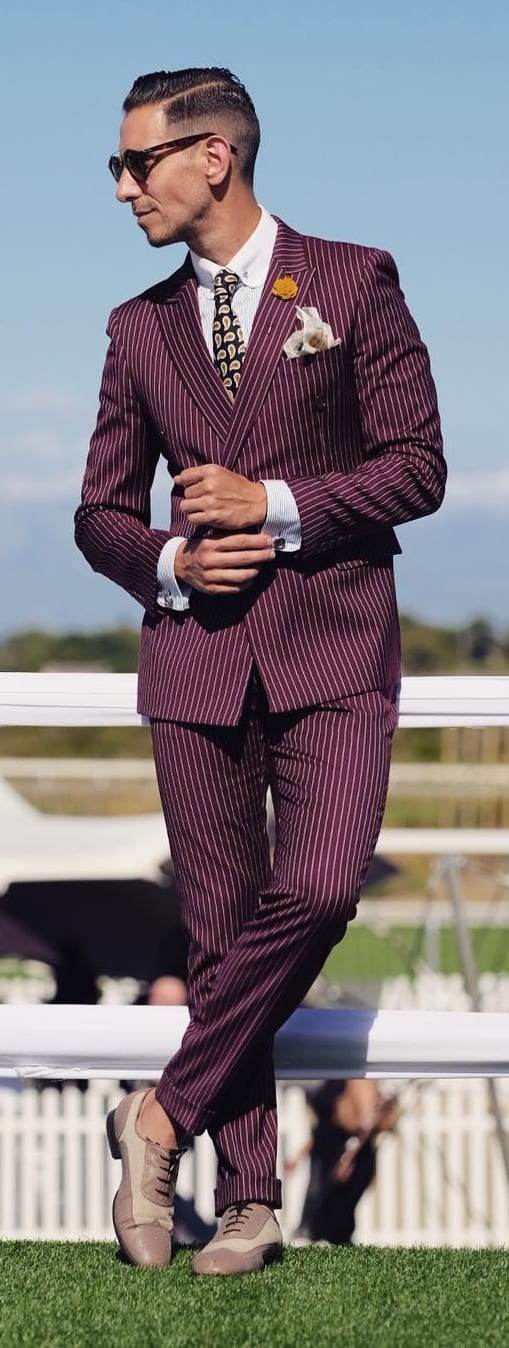 Formal Striped Outfit Ideas For Men