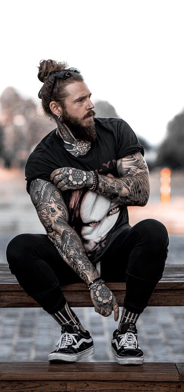 Hipster Bearded Men Outfit Ideas