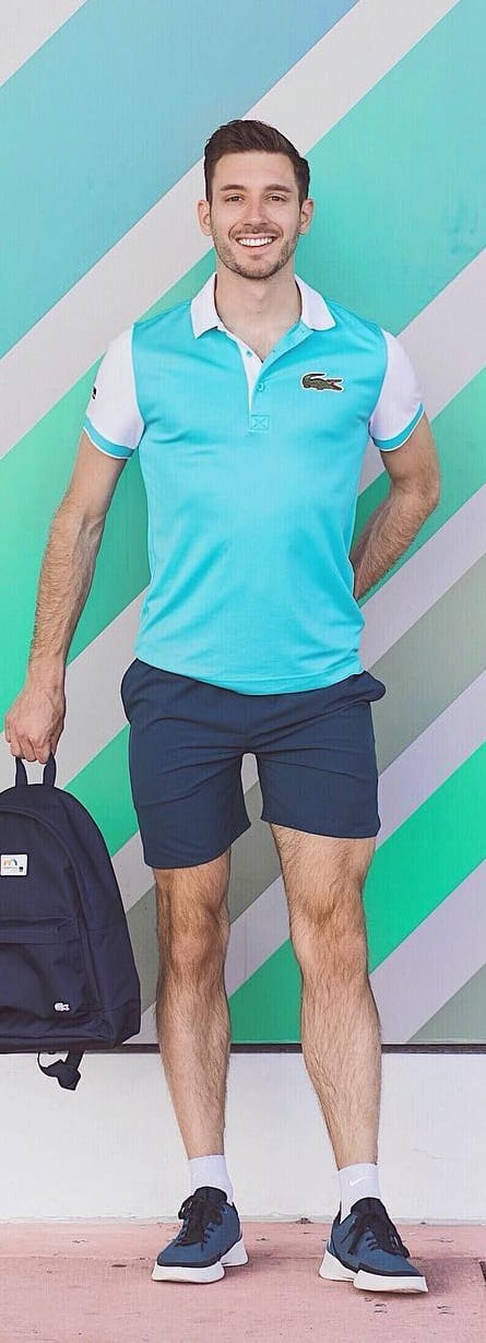 Polo T-shirt With Shorts For Men