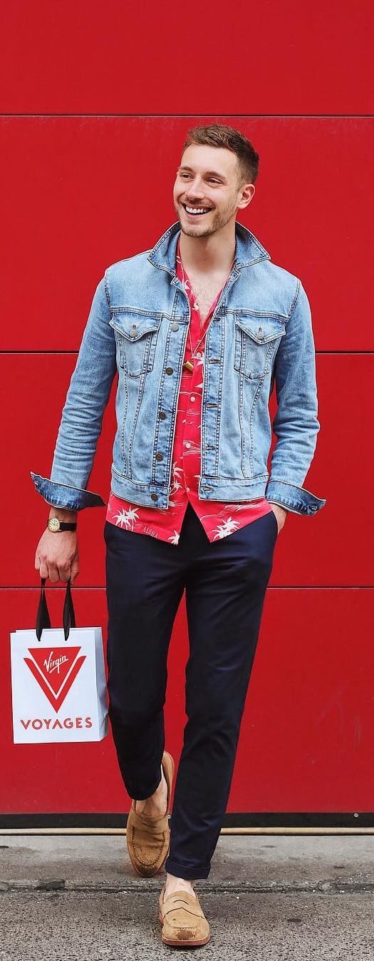 Street Style Casual Outfit For Men