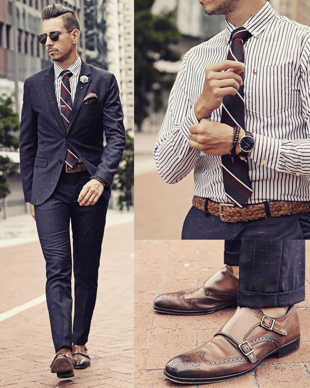 Suit ,Shoes And Watch Combinations For Men