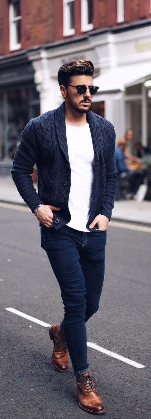Trendy Cardigan Outfit Ideas For Men