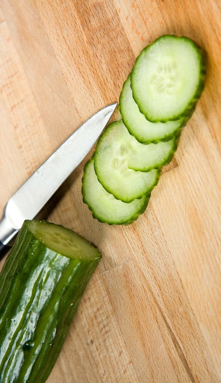 Cucumber Slices For Oily Skin