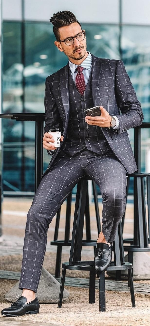 Sophisticated Plaid Outfit Ideas For Men