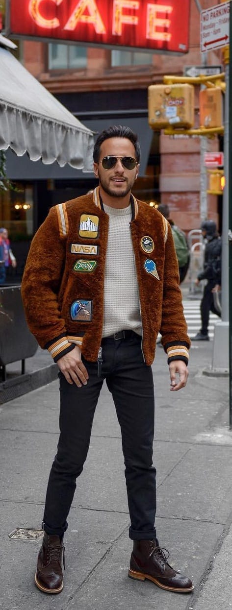 Street Style Sweater Outfit Ideas For Men