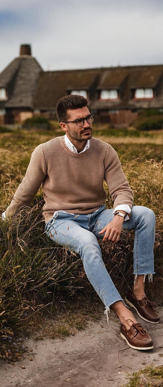 Stylish Sweater Outfit Ideas For Men