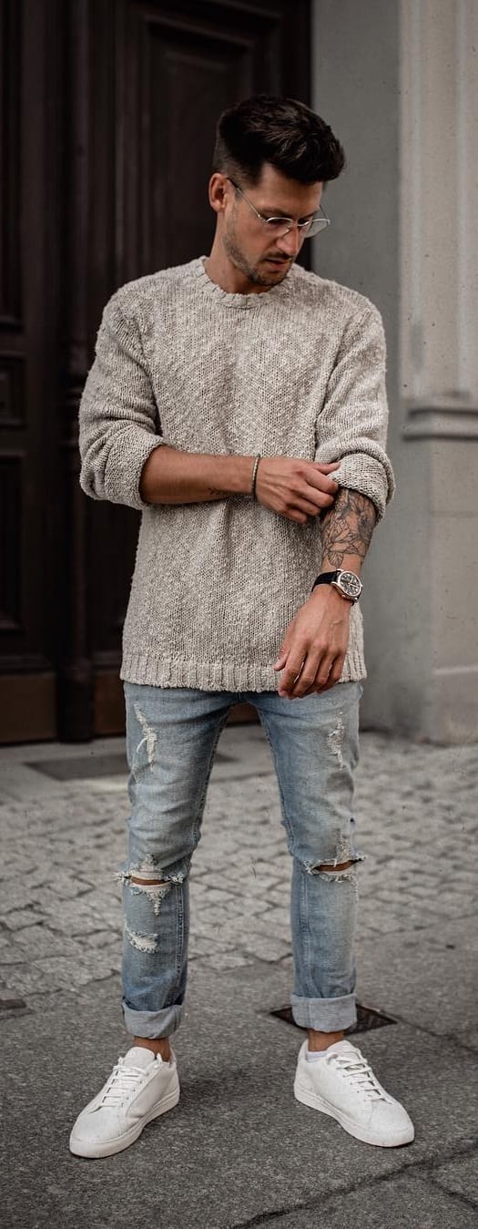 Sweater Outfit Ideas For Men