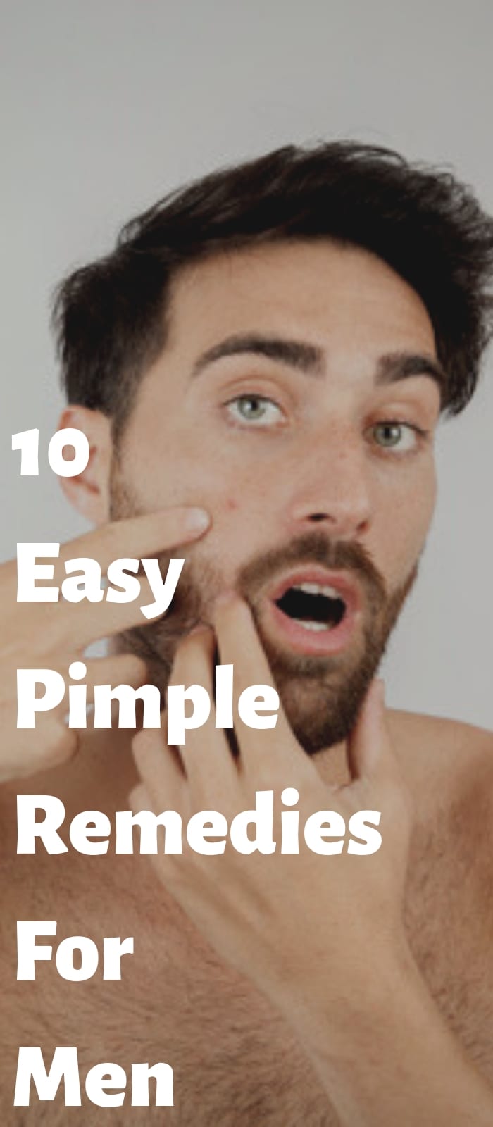 10 Easy Pimple Remedies For Men