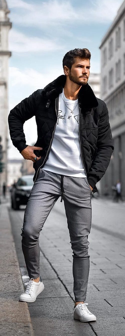 Captivating Bomber Jacket Outfit Ideas For Men
