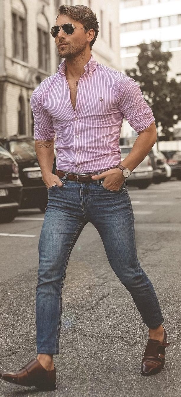 Cool Tuck In Shirt Outfit Ideas For Men