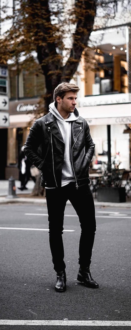 Street Style Hoodie Outfit Ideas For Men