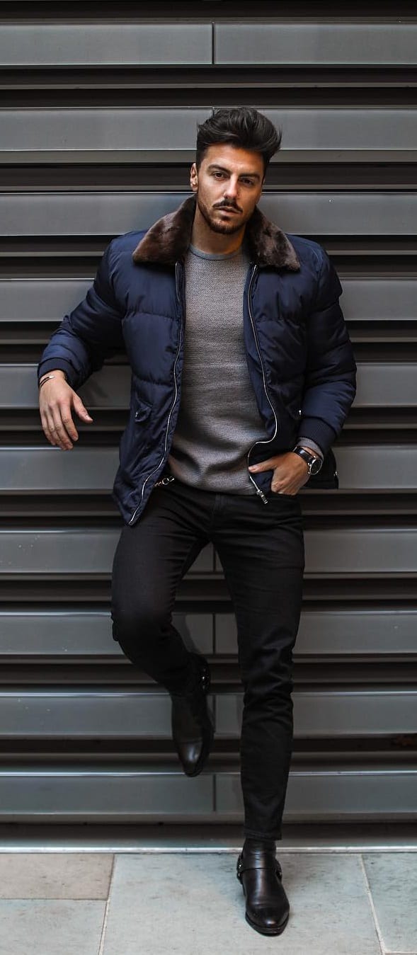 Street Style Winter Style Outfit Ideas For Men
