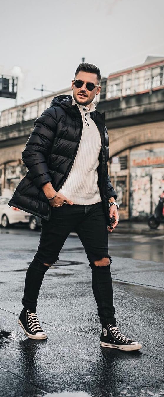 Trendy Puffer Jacket Outfit Ideas For Men
