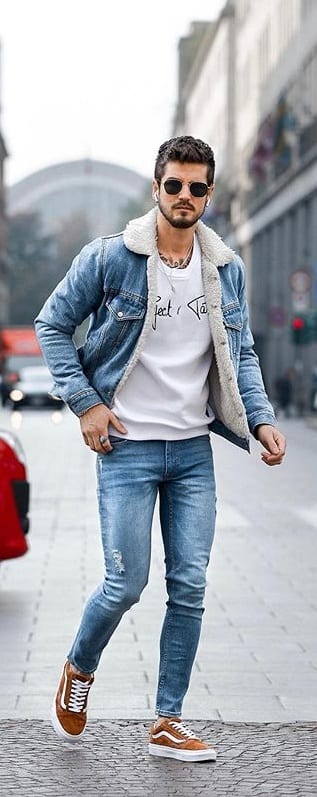 Amazing Denim On Denim Outfit Ideas For Men