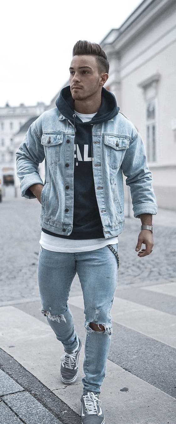 Denim On Denim Outfit Ideas For Men