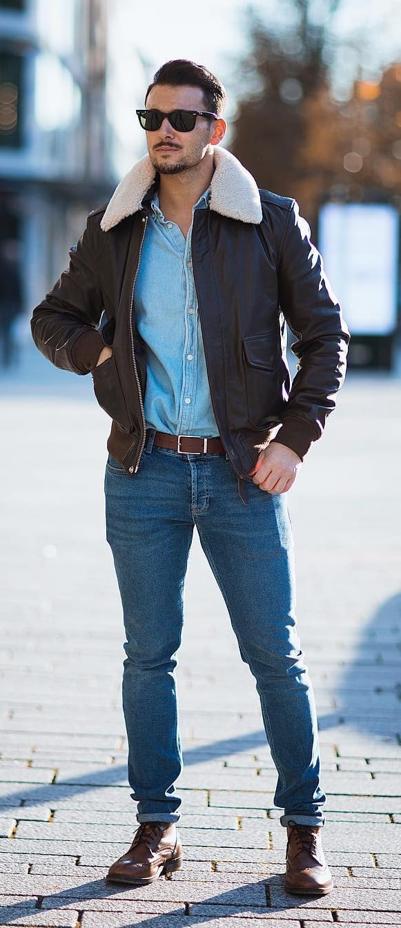 Stunning Denim On Denim Outfit Ideas For Men