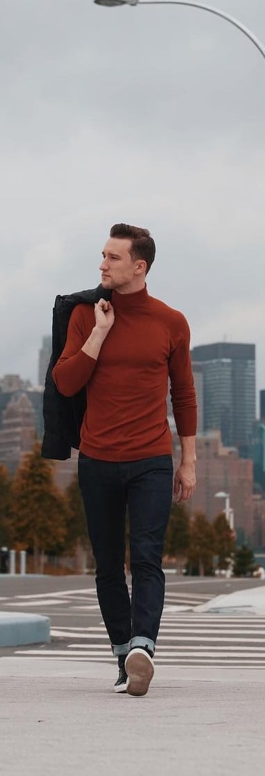 Stunning Turtle Neck Outfit Ideas For Men