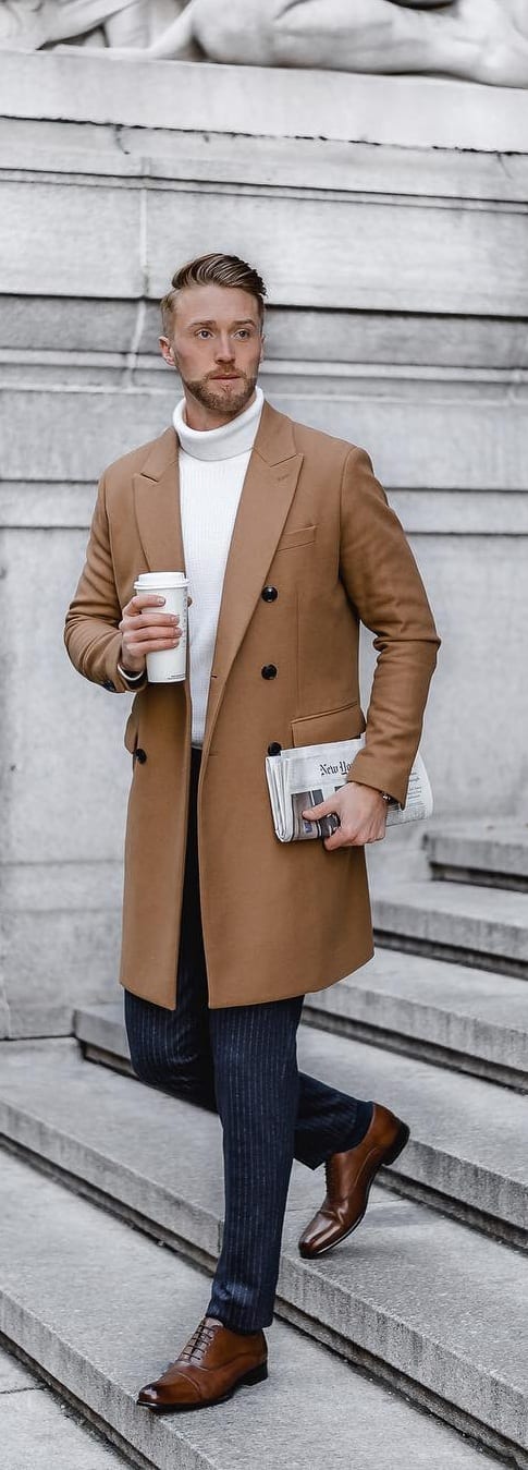 Stylish Turtle Neck Outfit Ideas For Men