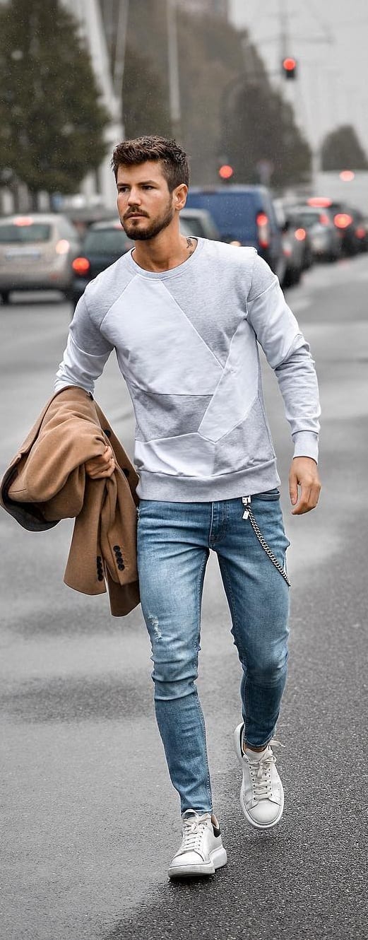 Trendy Crew Neck Outfit Ideas For Men