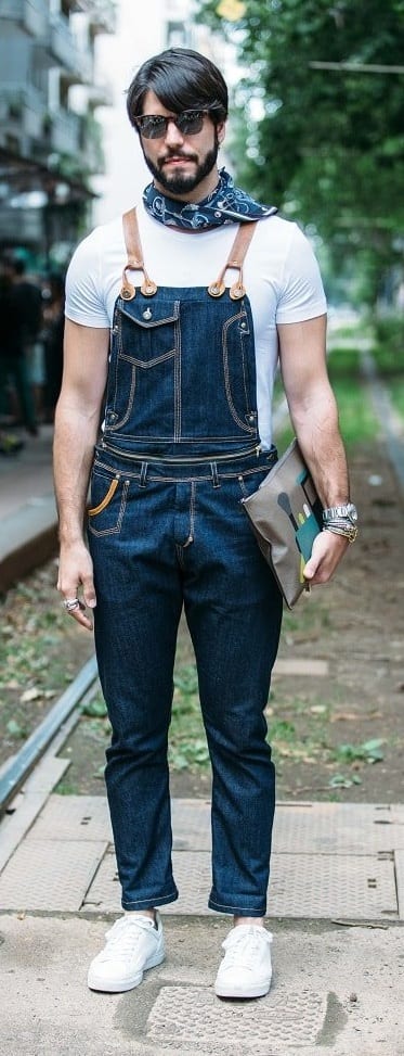 Trendy Overalls Outfit Ideas For Men