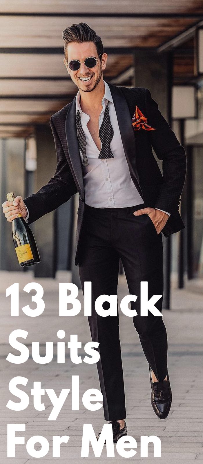 13 Ways For Men To Style Black Suits Correctly In 2019