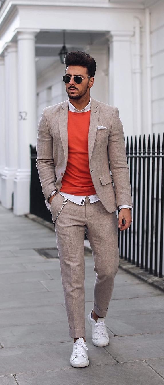 Khaki Suit Outfit Ideas This Year