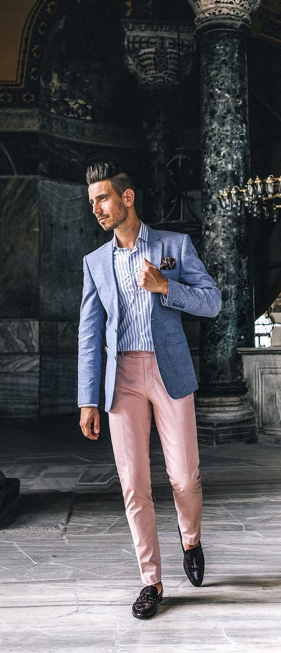 Pastel Suits Outfit Ideas For Guys
