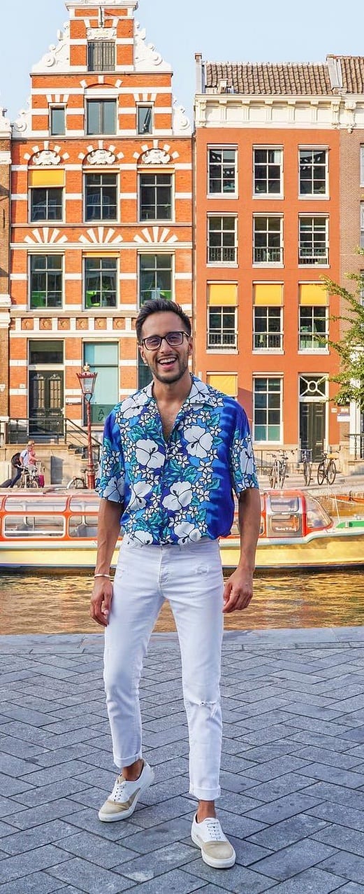 Short Sleeve Printed Shirt For Men In 2019