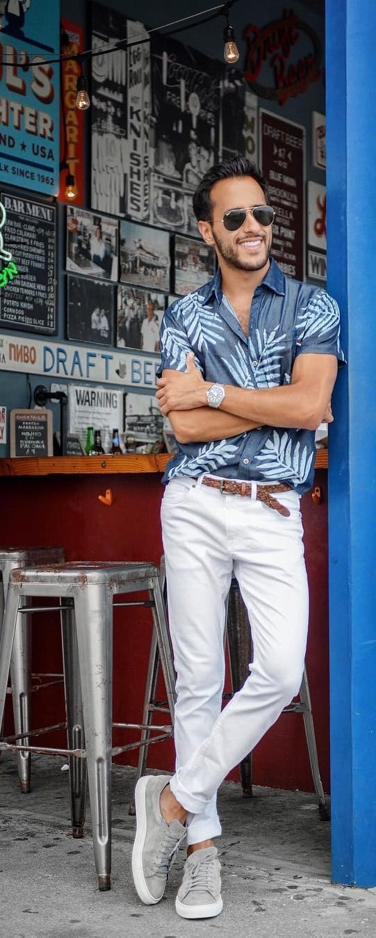 Short Sleeve Printed Shirts For Men 2019