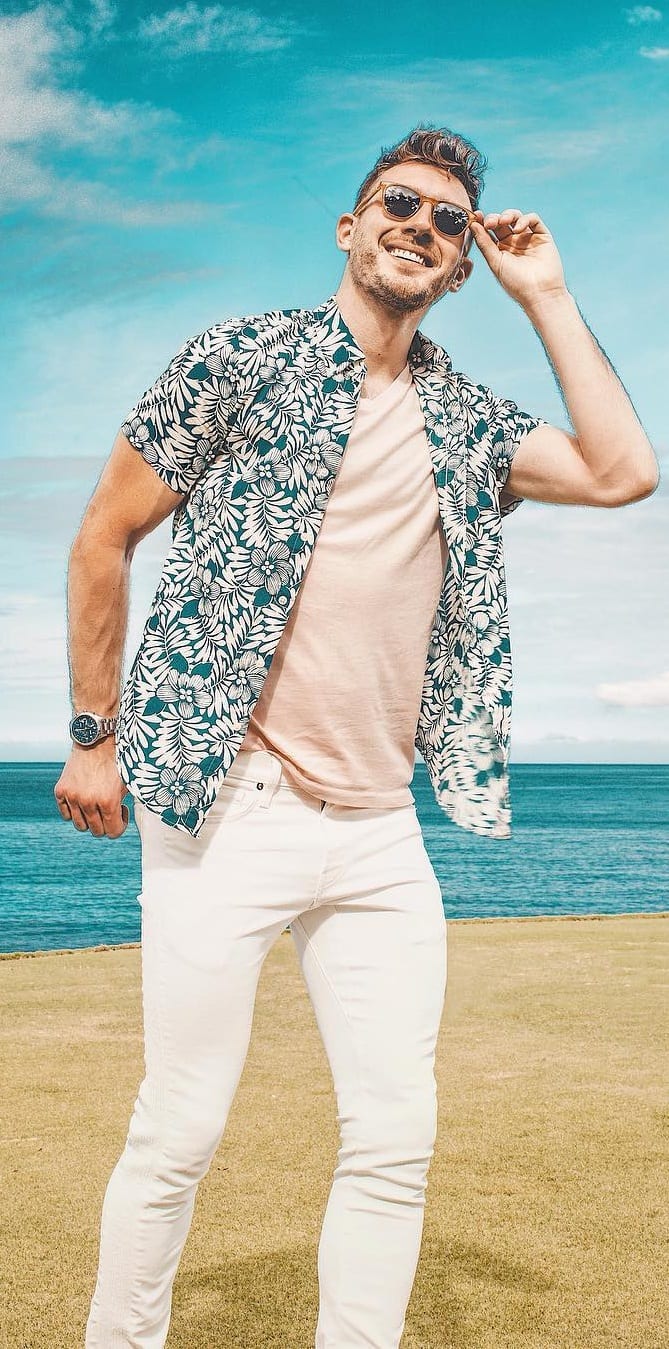 Stunning Short Sleeve Printed Shirt For Men In 2019